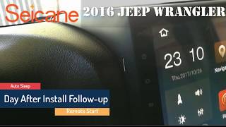 Remote Start and Auto Sleep test after Seicane S18JP25 install [upl. by Surbeck184]