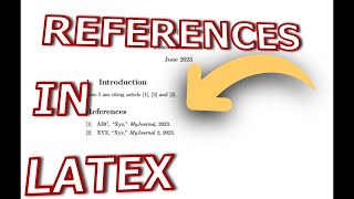 Manage References in LaTeX with Ease [upl. by Gravante505]