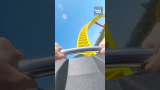 Ride Canadas fastest electric launch rollercoaster 🎢 POV [upl. by Ecneps651]