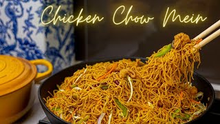 How to make the best Chicken Chow Mein of your life  ASMR Video [upl. by Zinn]