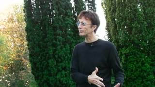 ROBIN GIBB talking about songwritting from Prebendal Thame [upl. by Netsreik]