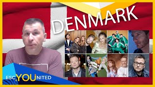 REACTION  DENMARK Dansk Melodi Grand Prix 2022 DMGP Denmark Eurovision 2022 [upl. by Edmea]