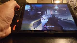 Onexplayer 1S i7 1195g7 Modern Warfare [upl. by Kinney842]