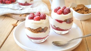 VERRINES TIRAMISU FRAMBOISES SPECULOOS [upl. by Cirle]