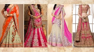 5 Gorgeous Ways To Wear Lehenga Saree amp Makeup  How To Wear Lehenga In Different Style to Look Slim [upl. by Gulgee107]