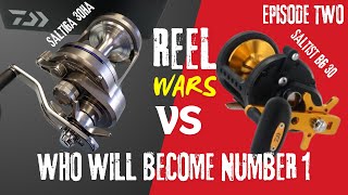 REEL WARS  EPISODE 2  DAIWA SALTIGA 30HA vs SALTIST 30BG  SEA FISHING UK  SUBSCRIBE NOW [upl. by Ecnerwal]