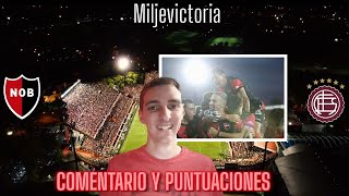 Comentario y puntuaciones de Newells vs Lanus  Rodrigo Elias [upl. by Iaverne539]