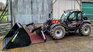 CASE 742 FARMLIFT TELEHANDLER [upl. by Lehcem755]