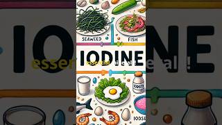 Iodine Benefits Food Sources and Daily Dosage iodine thyroid nutrition [upl. by Nauqyaj584]