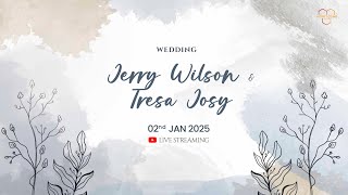 Jerry Wilson amp Tresa Josy WEDDING [upl. by Kory345]