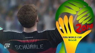 André Schürrle  All 3 Goals In 2014 World Cup Brazil FIFA Remake [upl. by Eikcim648]