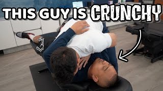 He Has Back AND Shoulder PainFull Chiropractic Treatment with Dr Tyler [upl. by Yar]