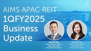 AIMS APAC REIT 1QFY2025 Business Update [upl. by Alexander]