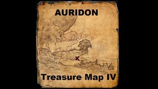 TESO Auridon Treasure Map IV  chest location [upl. by Auqinom]