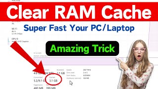 How To Clear RAM Cache In Windows 11 Laptop  Clear RAM Cache Windows 11 PC  Free Up RAM Easy Way [upl. by Eojyllib]