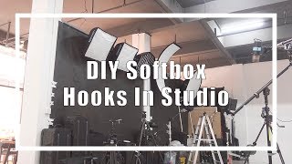 Hanging Up Your Softboxes in the Studio [upl. by Wildon]