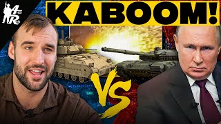 American BRADLEY VS Russian T90 Battle Footage  Ukraine War Update [upl. by Alekal507]