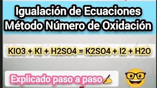 Igualación de ecuaciones redóxMétodo número de oxidación química ecuacionesquímicas [upl. by Arnuad]