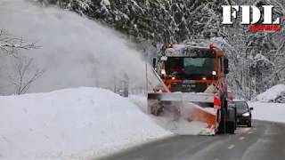 Winter in Reit im Winkl Winterdienst im Einsatz 2019 Schneechaos im Griff [upl. by Adnek]