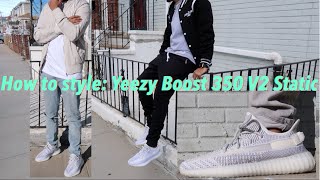 How to Style Yeezy Boost 350 V2 STATIC [upl. by Tega]