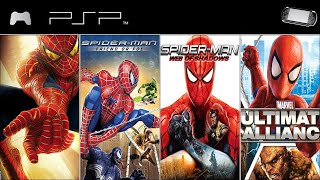 SpiderMan Games for PSP gamehistory spiderman [upl. by Ahsilef]