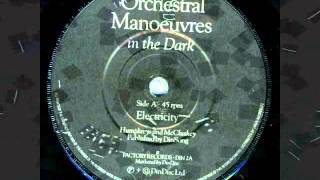 Orchestral Manoeuvres In The Dark  Electricity 1979 [upl. by Ita111]