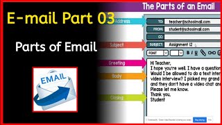 Email Part 03  Parts of Email  FSSAI Computer Literacy  SwaEducation [upl. by Livingston]