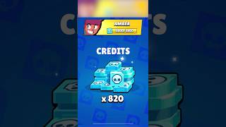 AMBER 3800 CREDITS 🔥🔥brawlstars [upl. by Ggerk227]