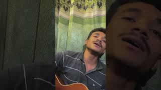 Mitthe tar valobasa🖤🦋 cover viral coversong music banglaband acousticcover grow [upl. by Natsyrk]