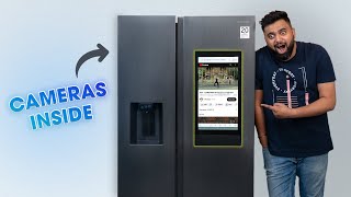 Samsung FamilyHub Smart Fridge  Smart Display [upl. by Sulihpoeht56]