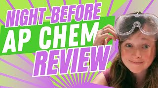 2024 AP Chemistry NightBefore Review [upl. by Codee278]