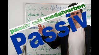 passiv mit modalverben شرح Lektion 25  part 5 درس المبني للمجهول في اللغة الالمانية [upl. by Arba960]