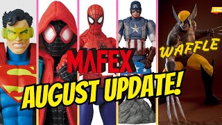 MAFEX NewsUpdate  August 2024 PLUS Mystery Box Winner Announced amp Hono Studios Wolverine Waffle [upl. by Lladnew922]