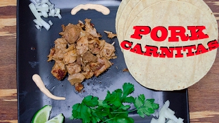 Pork Carnitas with Chipotle Crema  FOR the Love of TACOS [upl. by Aloisia]