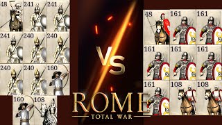 Can Small Seleucid Beat Small Late Roman Army in OG Rome Total War [upl. by Welcy]