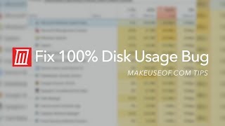 100 Disk Usage in Windows Heres How to Fix It [upl. by Dinnage252]