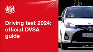 Driving test 2024 official DVSA guide [upl. by Airpac]