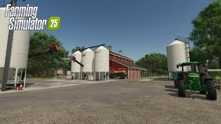 Farming Simulator 25  Early Access  FS25  Gameplay  Day One Supply And Storage Mods By Stevie [upl. by Sobel]