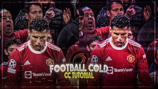 Football Cold Cc  Alight Motion Tutorial Like AE Preset [upl. by Eldnar]