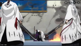 Yamamoto Genryusai vs Ukitake and Kyoraku  Bleach 1080p60fps [upl. by Yetsirhc729]