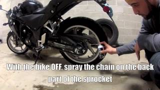 DIY Chain Lube For Honda CBR250R [upl. by Heiner]