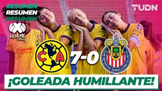 Resumen y goles  América 70 Chivas  Liga Mx Femenil AP2024J9  TUDN [upl. by Carla107]