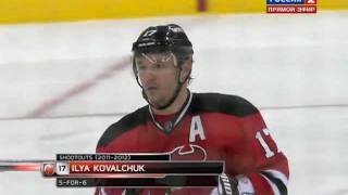 Shootout Capitals vs Devils NHL December 23 2011 [upl. by Anitsyrc]