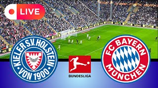 🔴LIVE HOLSTEIN KIEL VS BAYERN MUNICH  German Bundesliga 202425  PES 21 Gameplay [upl. by Libre]