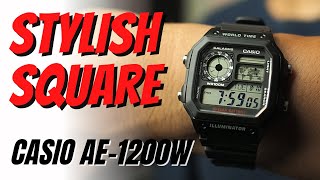 Casio AE1200W Review The quotCasio Royalequot Pros and Cons Best World Time  AE1200W [upl. by Franzen]