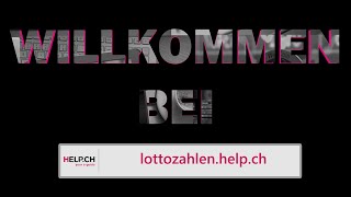 Lottozahlen Schweiz  Swiss Lotto und EuroMillions  lottozahlenhelpch [upl. by Laniger]