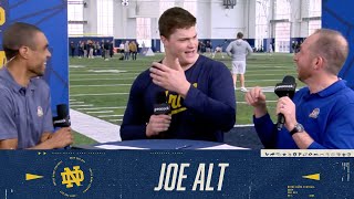 Why Joe Alt is quotliving in his parents basement with no diploma and no jobquot  Notre Dame Football [upl. by Namharludba]