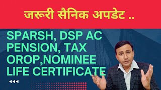 Important info डिफेंस पेंशनर must watch sparsh pension [upl. by Nairrot739]