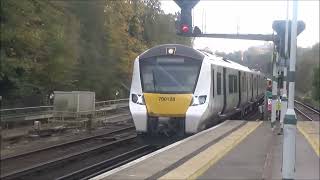 Thameslink 700128 at Preston Park Station 31st October 2024 [upl. by Alverta]