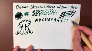 Diamine Sherwood green [upl. by Cowles]